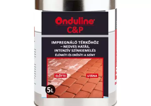 Onduline Térkő Impregnáló oldószer, intenzív színkiemelés 5L-4
