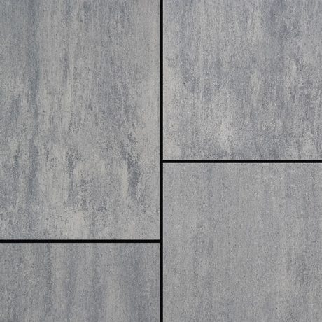 Térkő Semmelrock Citytop Grande Kombi 9,6m2/# grafit-ezüst
