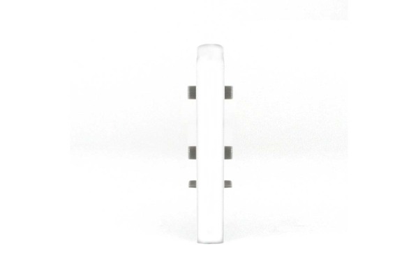 H83 White Styrodur vízálló padló szegélyhez összekötőelem, fehér színben, 2 db/ csomag