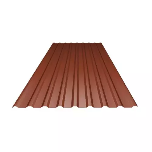 Trapézlemez T-18 AMMOR HV Csvörös Ral: 8004 1173x1000