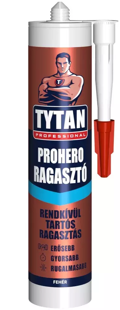 Tytan Professional Prohero szerelő ragasztó fehér, 290 ml BAUplaza Kft.