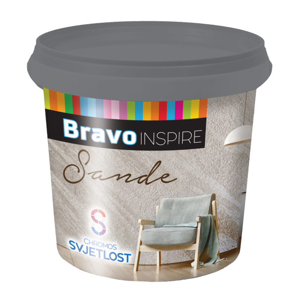 BRAVO INSPIRE SANDE beltéri festék ezüst 1 lit.