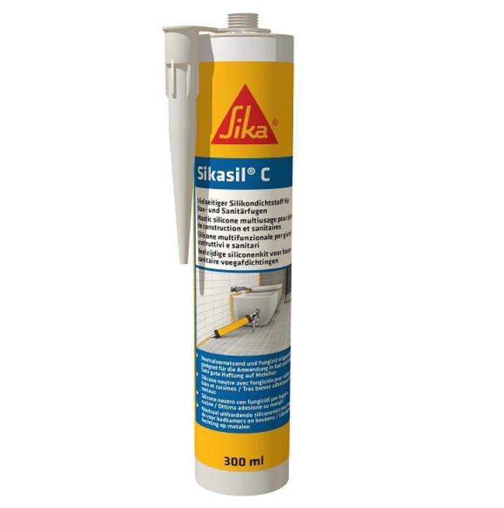 Sikasil C – Átlátszó Szilikon tömítőanyag (300 ml) BAUplaza Kft.