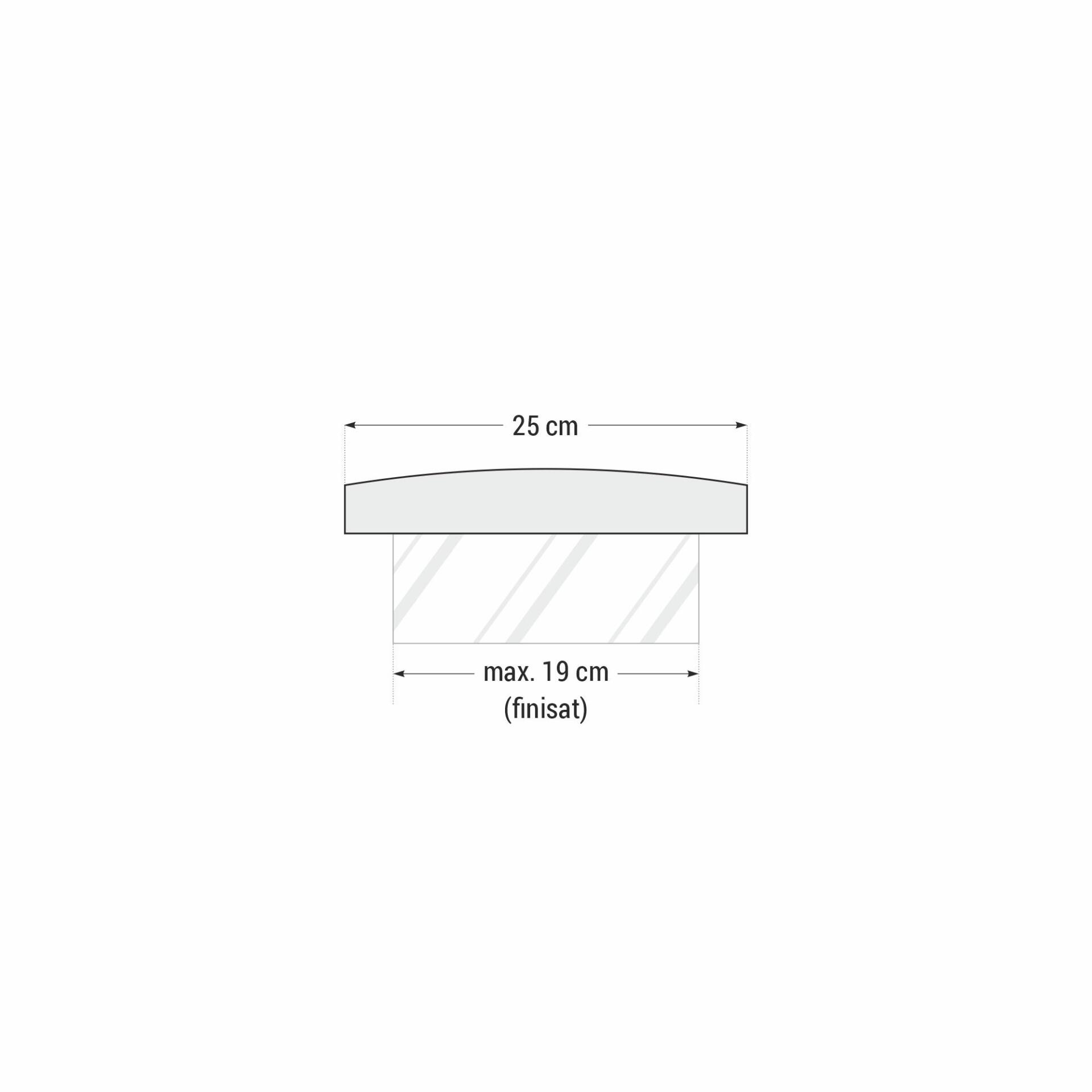 StarStone Róma Royal fedlap 50x25x4 Smoke 90db/# BAUplaza Kft.