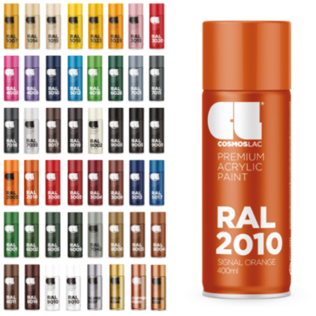 Cosmos Lac Spray RAL Line RAL9003 Matt fehér fújható festék spray 400ml BAUplaza Kft.