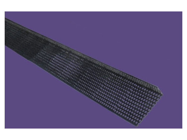 PVC szellőzőprofil - 30 x 90 mm - 2,5 fm/db - antracit