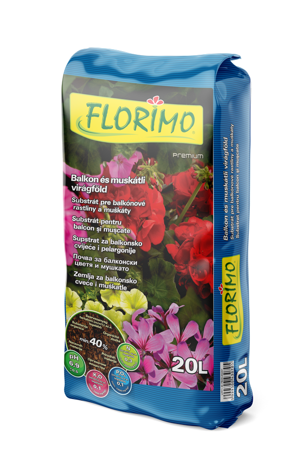 FLORIMO® Balkon és Muskátli virágföld 10l BAUplaza Kft.