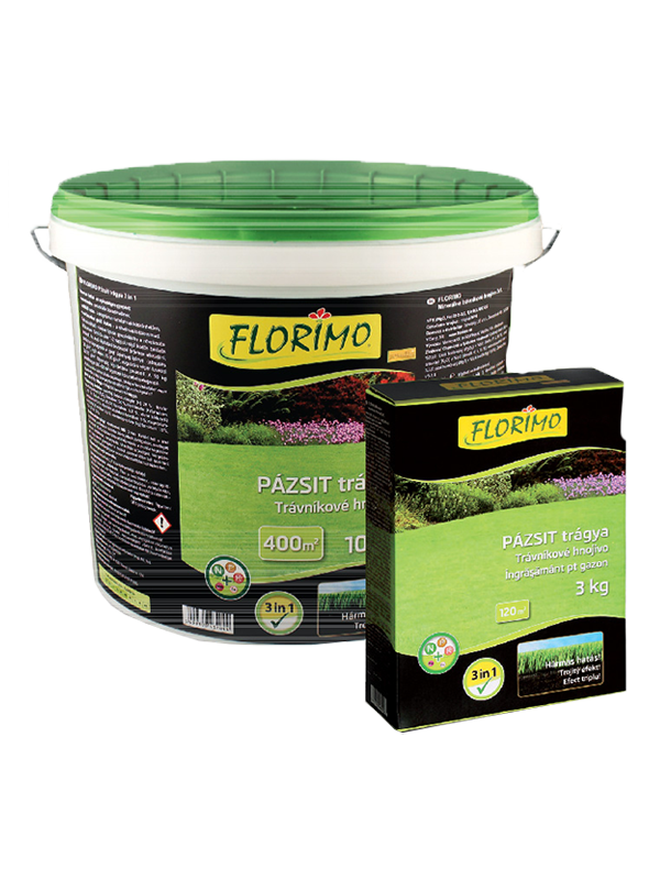 FLORIMO® Pázsit trágya 3 kg. (3in1 dobozos) BAUplaza Kft.