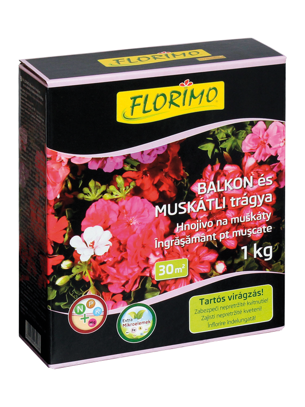 FLORIMO® Balkon és muskátli trágya 1kg BAUplaza Kft.