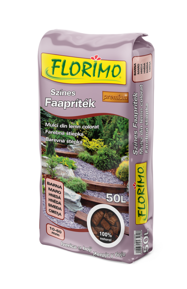 FLORIMO® Színes faapríték 60l (piros, barna, sárga, narancs) BAUplaza Kft.