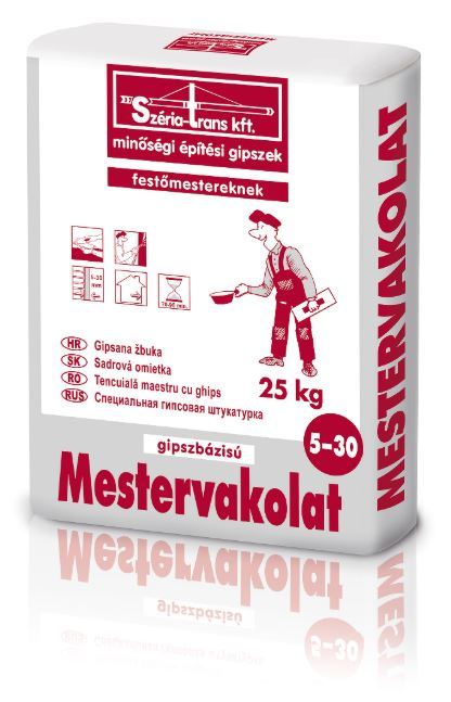 Széria glett Mestervakolat 5-30mm 25kg (40#) BAUplaza Kft.