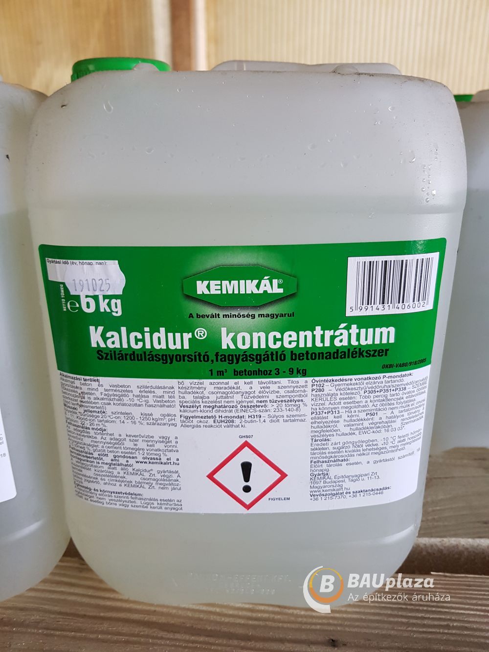 Kalcidur 6 kg/kanna (1m3 betonhoz 3-9kg) BAUplaza Kft.
