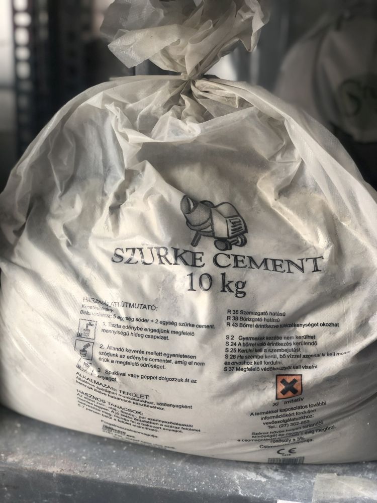Szürke cement 10kg BAUplaza Kft.