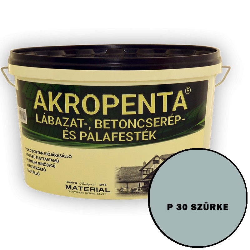 Akropenta P30 v szürke 4l (6-8m2/l 1rétegben) BAUplaza Kft.