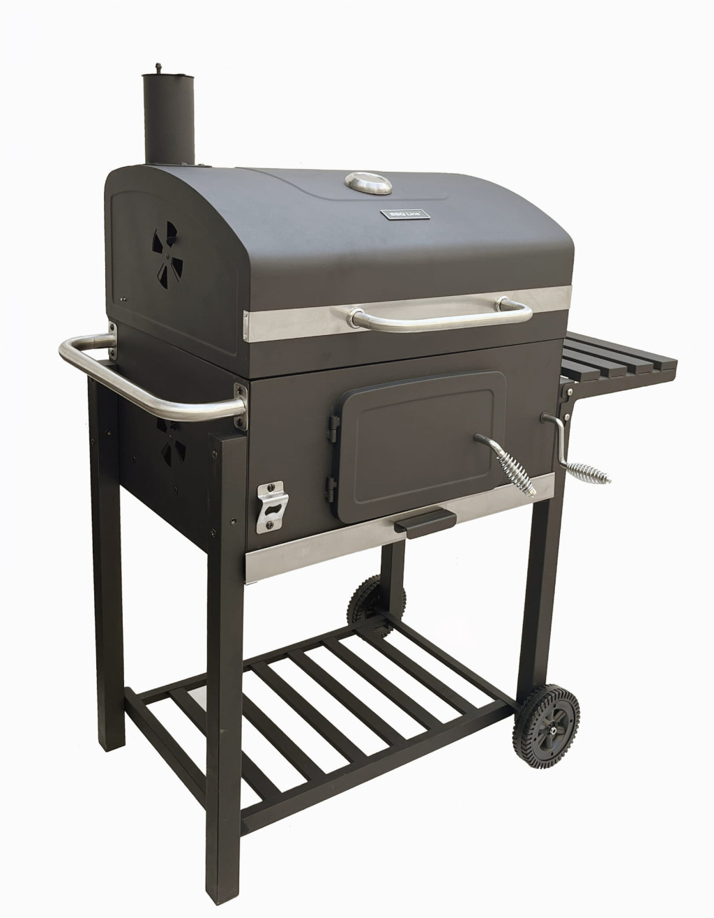 MIR4525K faszenes grill kéményes fedéllel BAUplaza Kft.