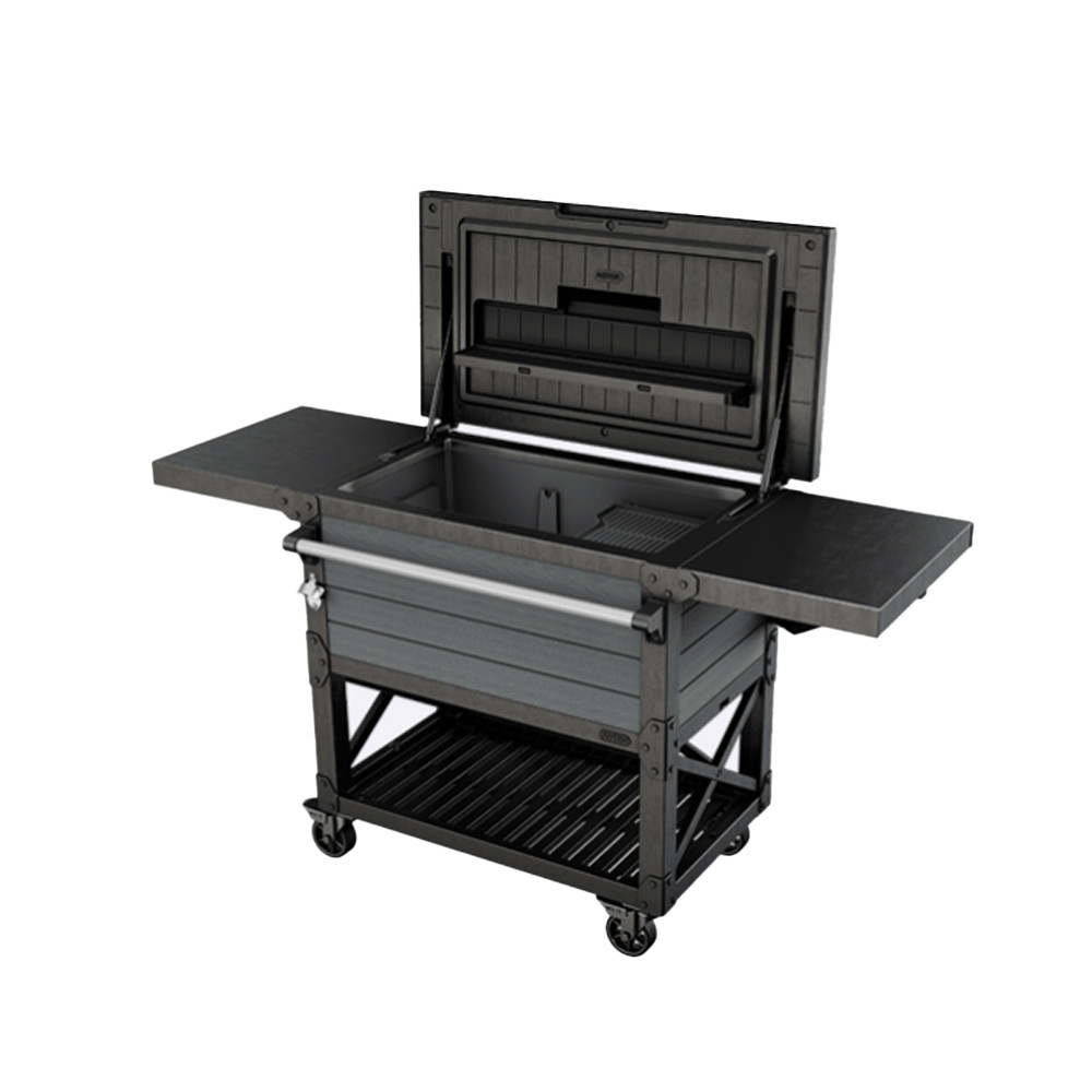 Patio cooler & Beverage cart grill asztal szürke BAUplaza Kft.