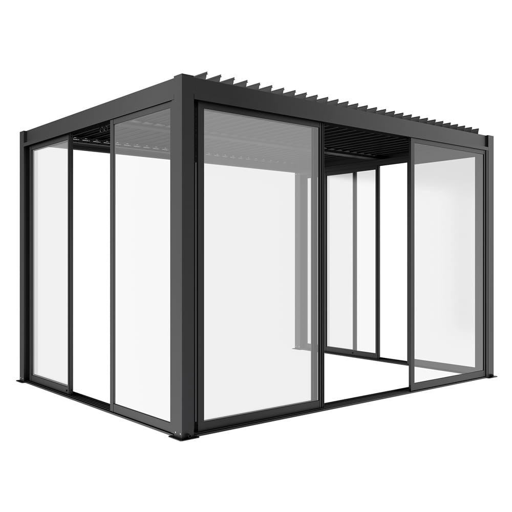 LUXE S8 tolóajtók 370x218cm 4 m-ig antracit BAUplaza Kft.