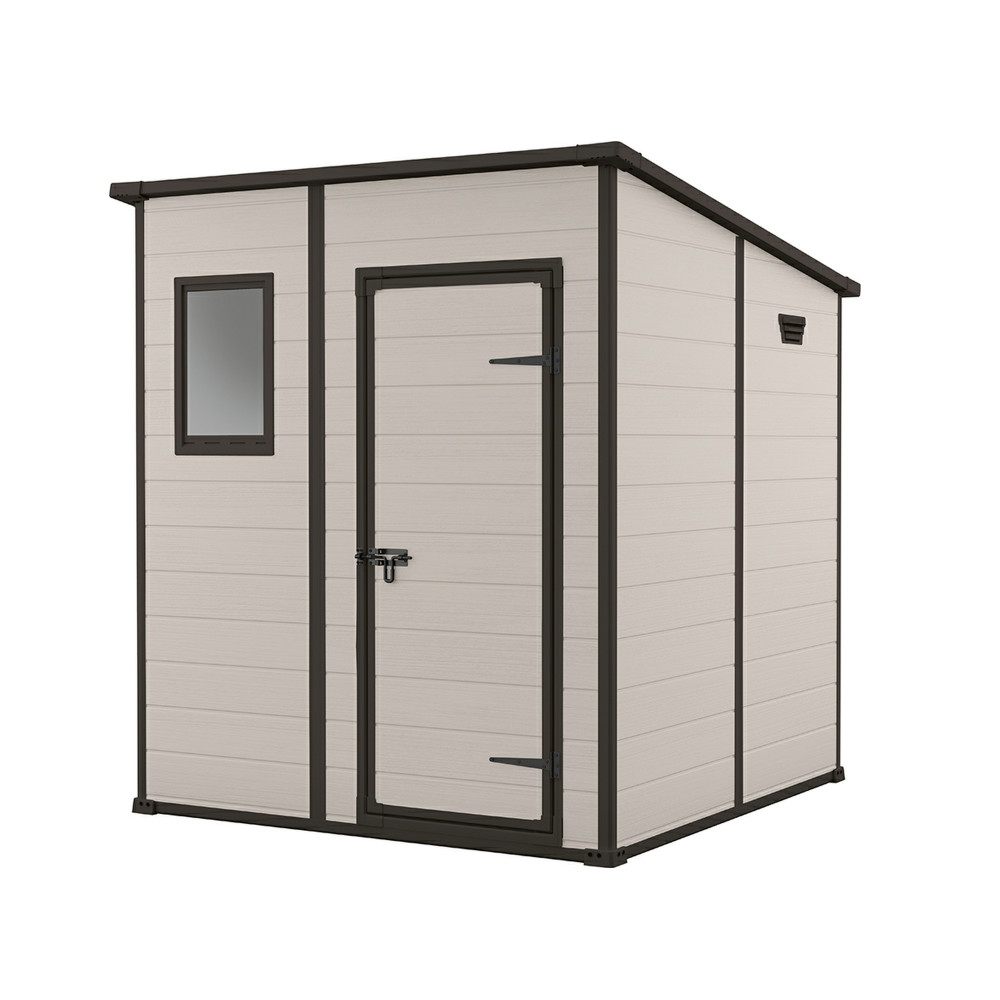 Manor 6x4 műanyag szerszámos ház beige BAUplaza Kft.