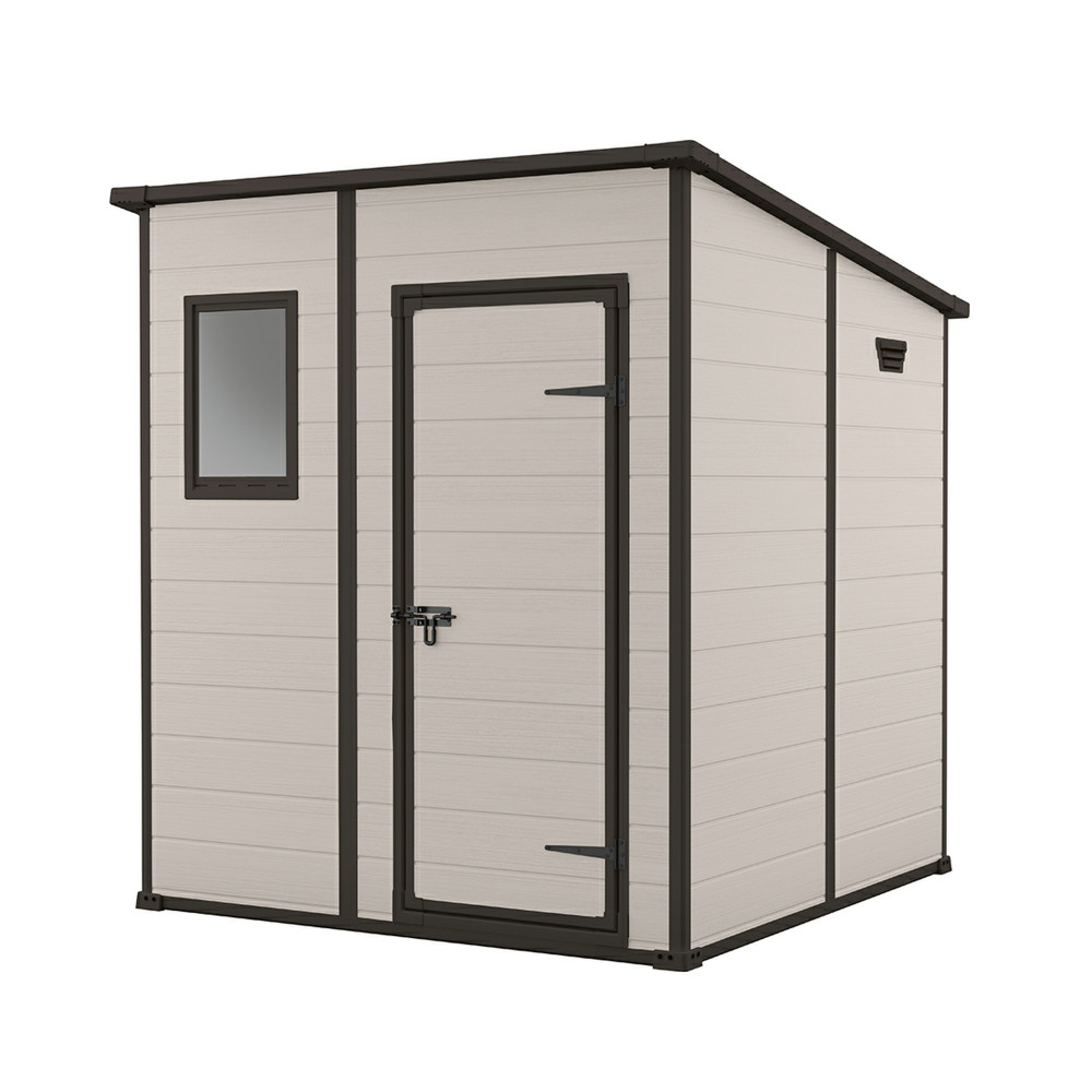 Manor 6x6 műanyag kerti ház beige BAUplaza Kft.
