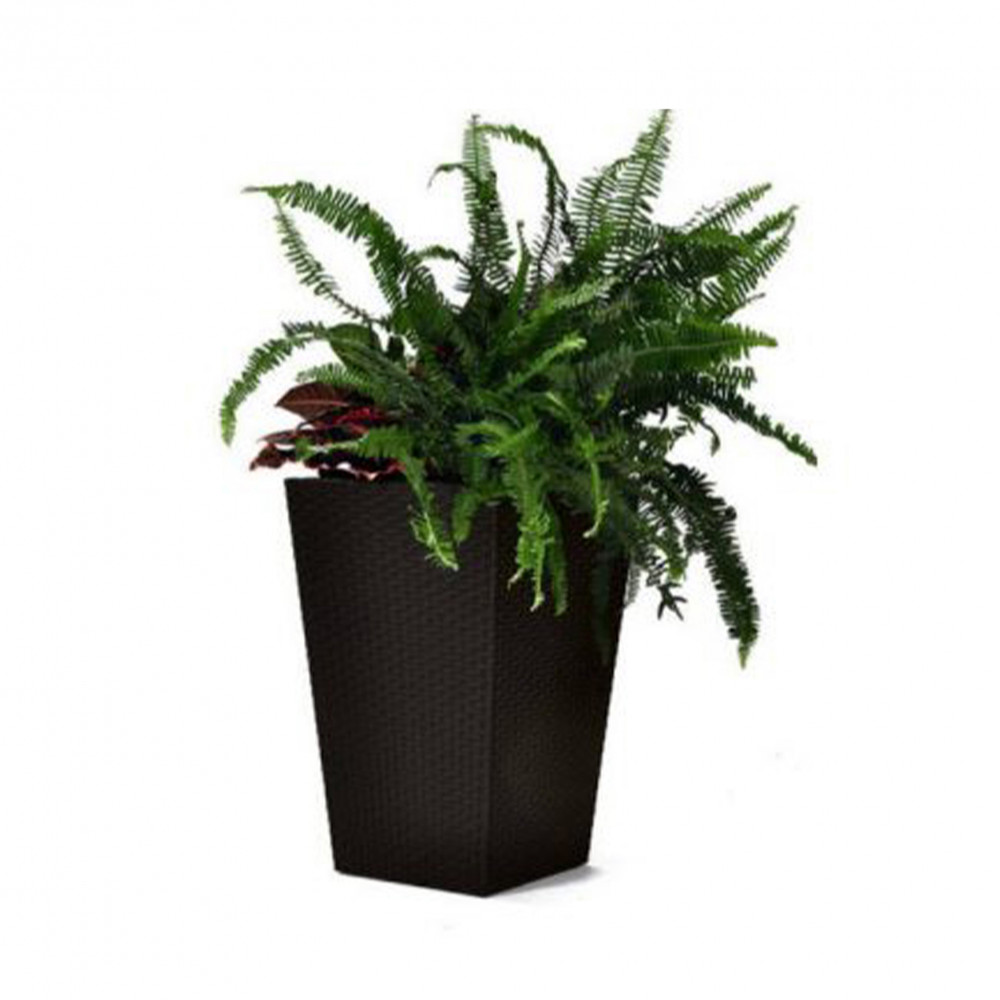 Rattan Planter M virágtartó barna BAUplaza Kft.