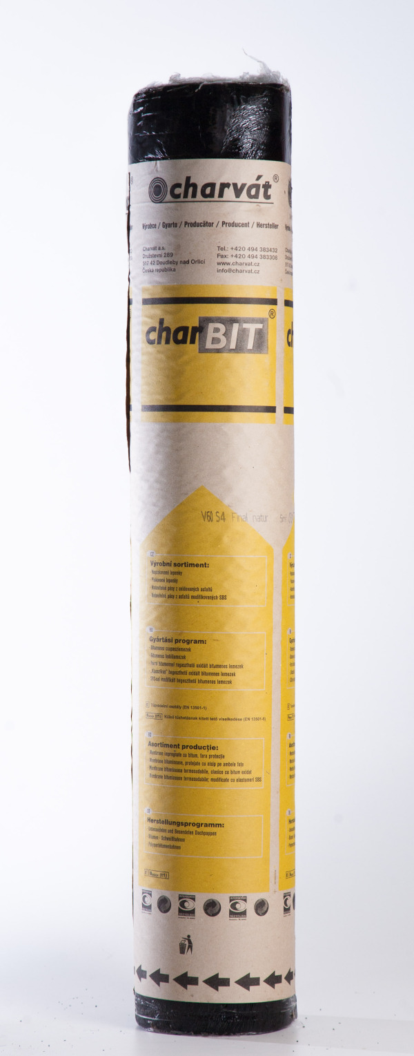 Bitumenes Fedlemez charBIT V60S37 palazúzalékos