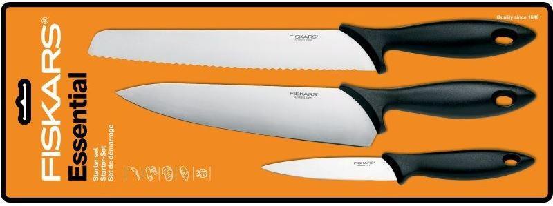 Fiskars Essential kezdő késkészlet 3 db-os (200627) (1023784)