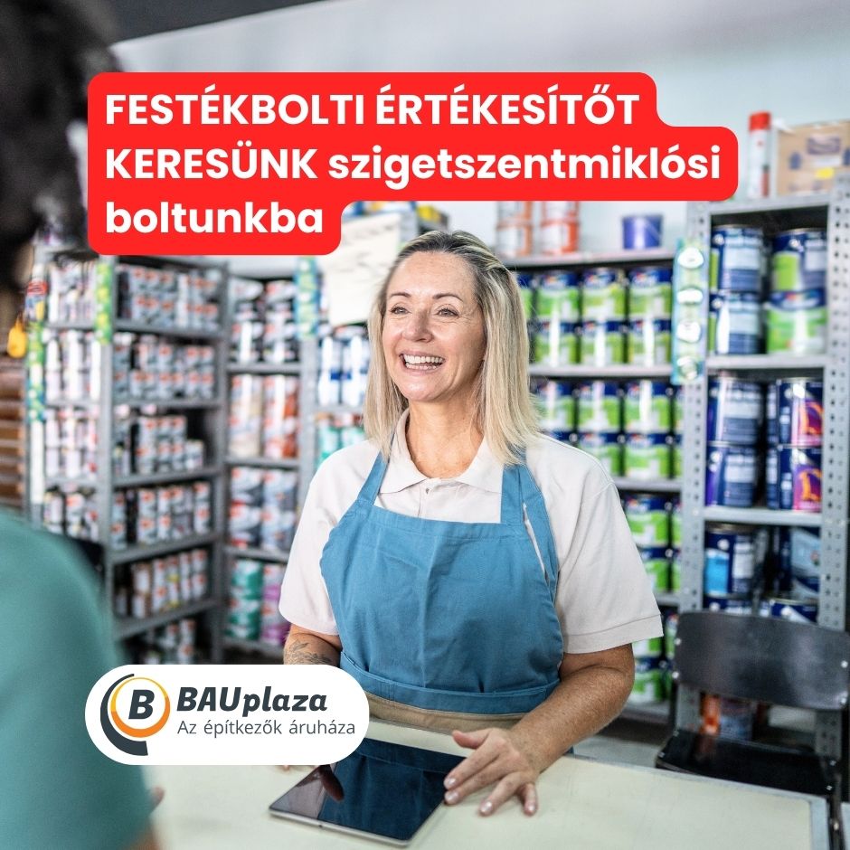 Festékbolti értékesítő állás kiemelt képe